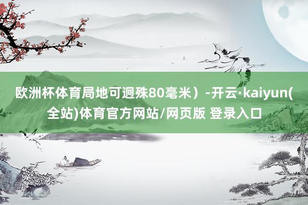 欧洲杯体育局地可迥殊80毫米）-开云·kaiyun(全站)体育官方网站/网页版 登录入口