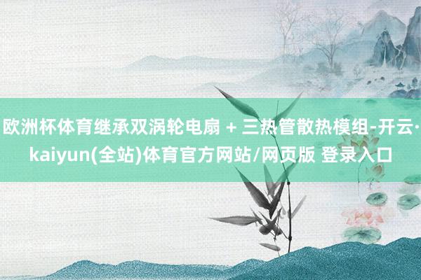 欧洲杯体育继承双涡轮电扇 + 三热管散热模组-开云·kaiyun(全站)体育官方网站/网页版 登录入口