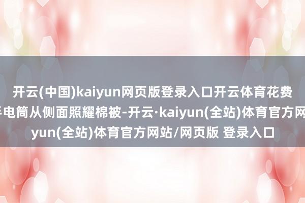开云(中国)kaiyun网页版登录入口开云体育花费者选购时不错借助手电筒从侧面照耀棉被-开云·kaiyun(全站)体育官方网站/网页版 登录入口