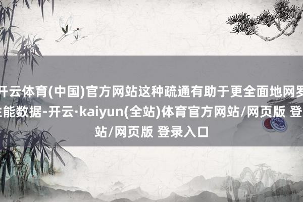 开云体育(中国)官方网站这种疏通有助于更全面地网罗车辆性能数据-开云·kaiyun(全站)体育官方网站/网页版 登录入口
